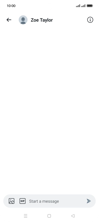 Press the text input field.