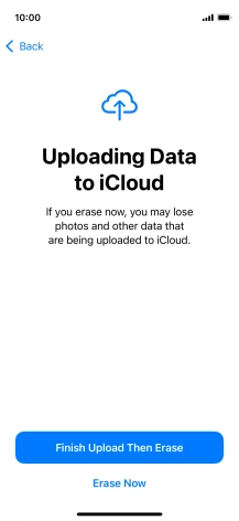 Press Erase Now. Press Erase Now.