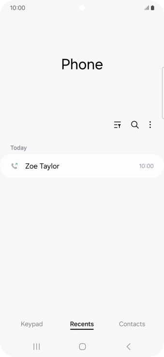 Press the required number.