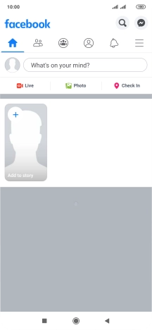 Press the text input field.