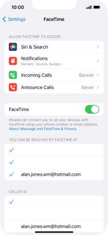 Press the indicator next to Press the indicator next to