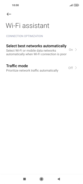 Press Select best networks automatically.