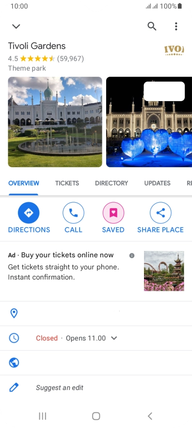 Press DIRECTIONS. Press DIRECTIONS.