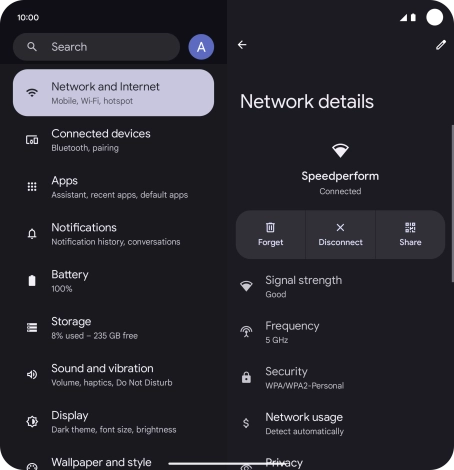 Press Share. Press Share.