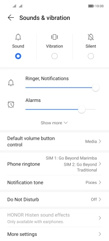 Press Phone ringtone.