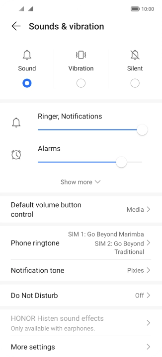 Press Phone ringtone.