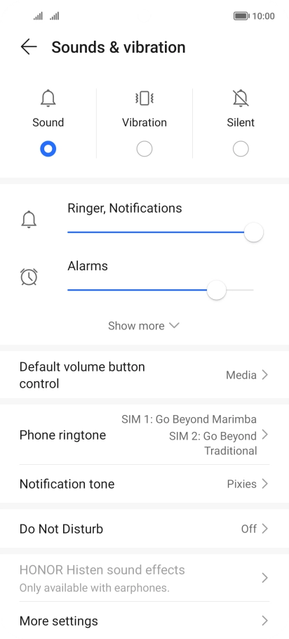 Press Phone ringtone.