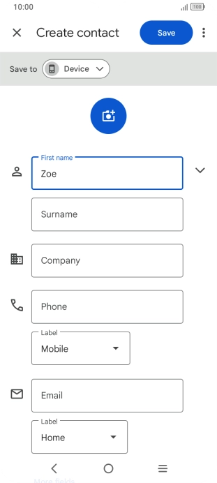 Press Surname and key in the required last name.