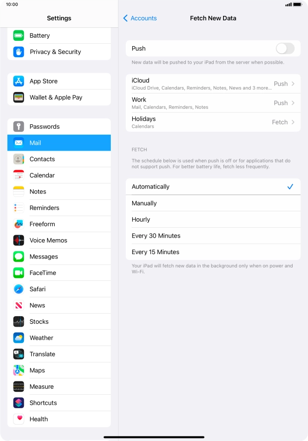 If you turn off the function, press the required setting. If you turn off the function, press the required setting.