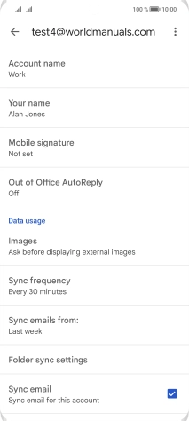 Press Account name and key in the required name.