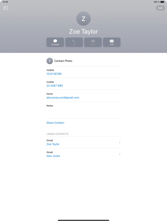 Slide your finger upwards starting from the bottom of the screen to return to the home screen.