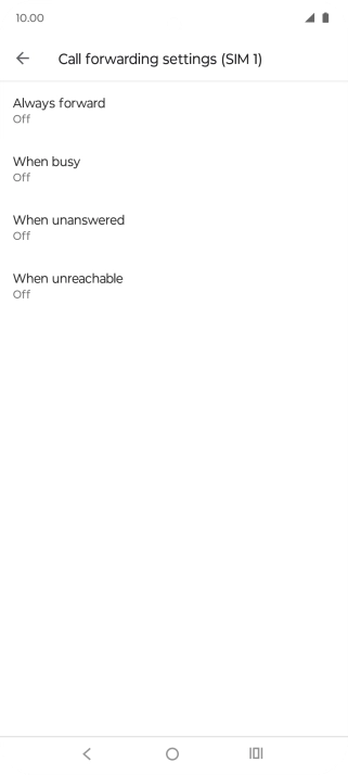 Press the Home key to return to the home screen.