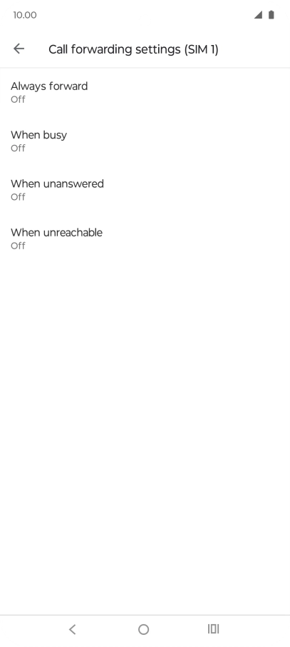 Press the Home key to return to the home screen.