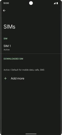 Press the required price plan.
