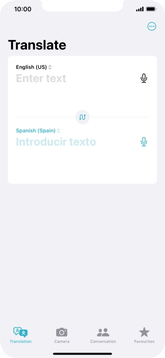 Press the first drop down list.