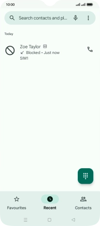 Press the Home key to return to the home screen.