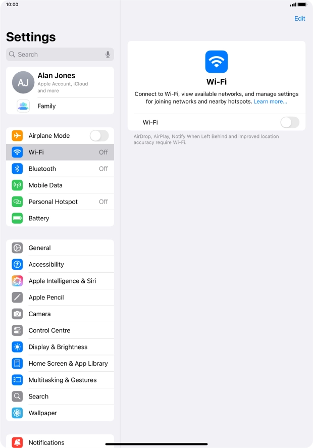 Press the indicator next to Press the indicator next to