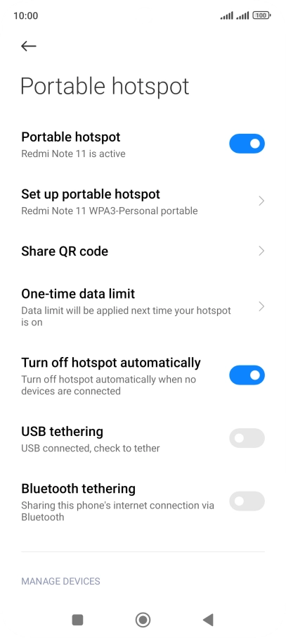 Press the Home key to return to the home screen.