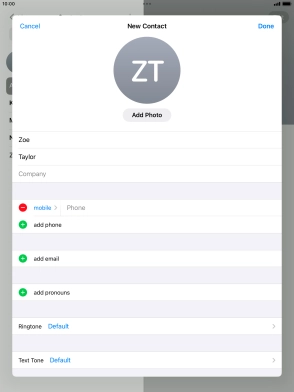 Press Phone and key in the required phone number.