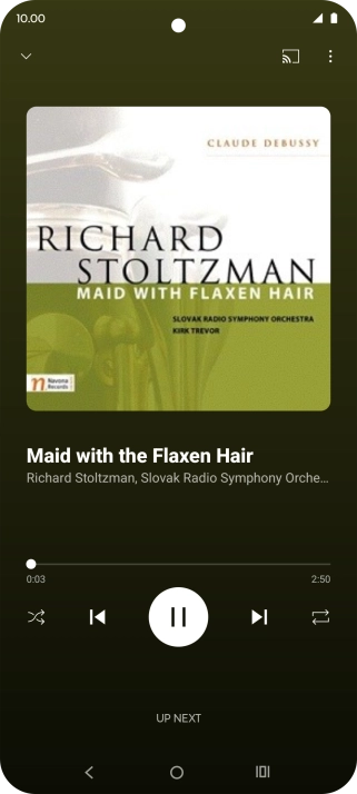 Press arrow right to go to the next audio file. Press arrow right to go to the next audio file.