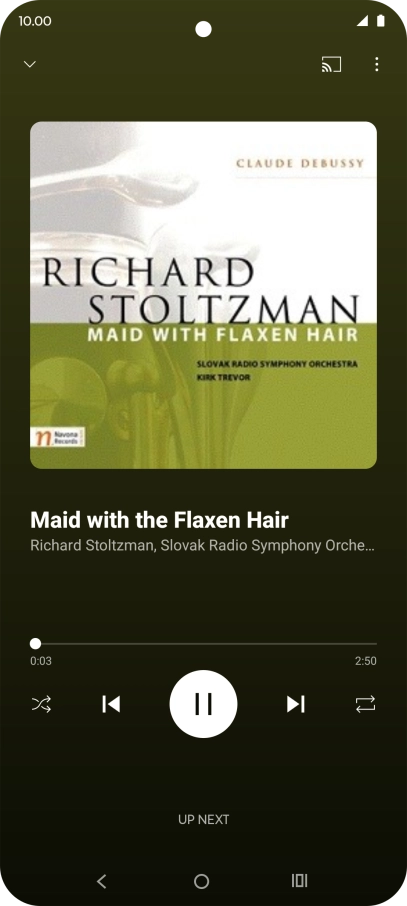 Press arrow right to go to the next audio file. Press arrow right to go to the next audio file.