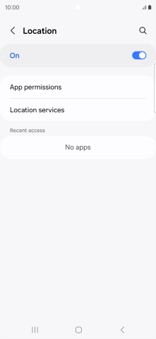 Press App permissions. Press App permissions.