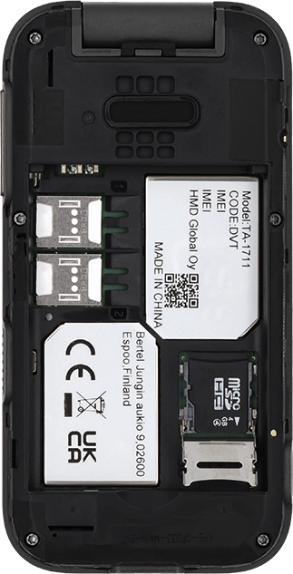 Place the memory card in the memory card holder.