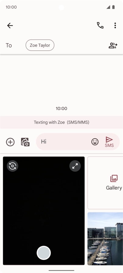Press Gallery and go to the required folder. Press Gallery and go to the required folder.