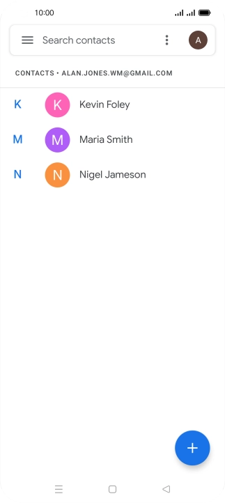 Press the Home key to return to the home screen.