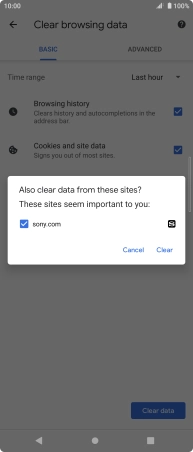 Press Clear. Press Clear.
