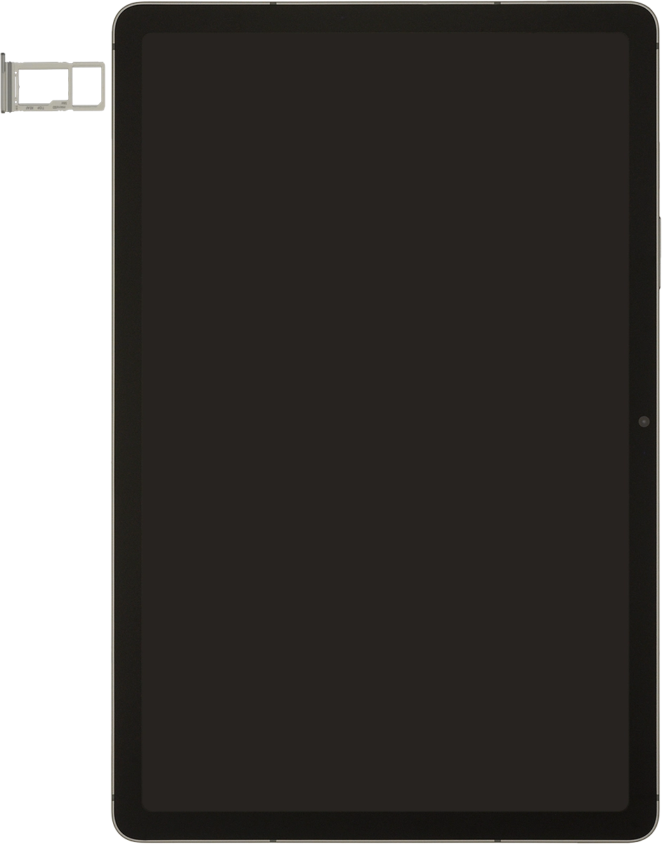 Turn your SIM so it matches the angled corner of the SIM holder and place your SIM in the SIM holder.