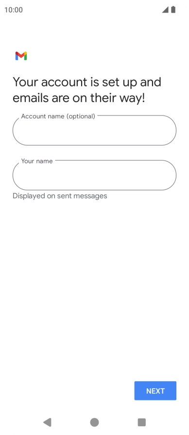 Press the field below 