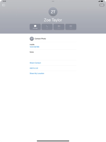 Slide your finger upwards starting from the bottom of the screen to return to the home screen.