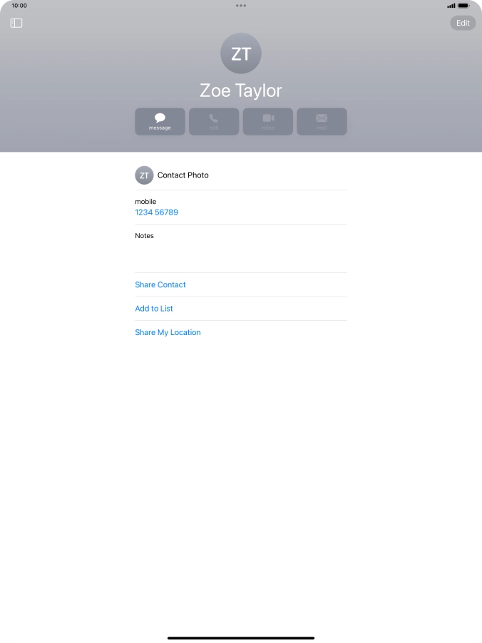 Slide your finger upwards starting from the bottom of the screen to return to the home screen.