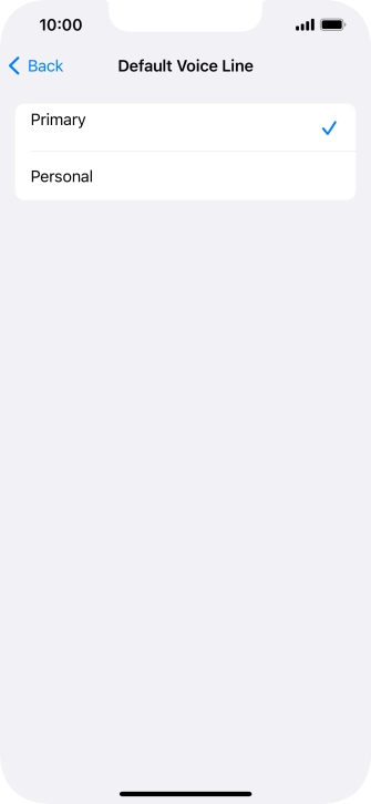 Press the required price plan. Press the required price plan.