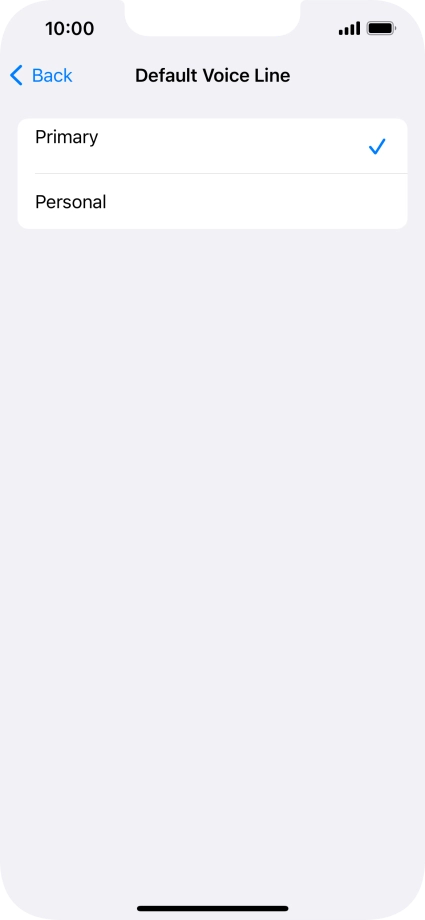 Press the required price plan. Press the required price plan.