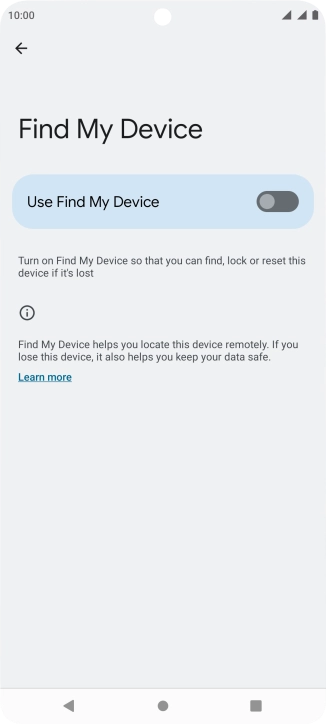 Press the indicator next to Press the indicator next to