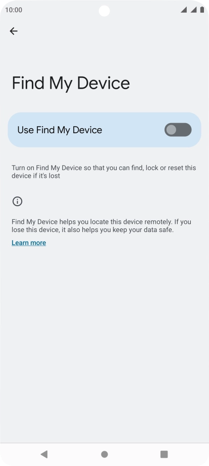 Press the indicator next to Press the indicator next to