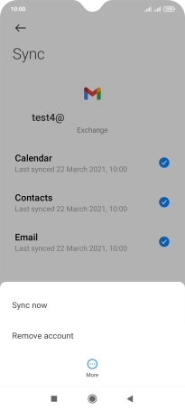 Press Remove account.