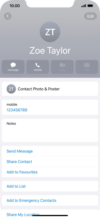 Slide your finger upwards starting from the bottom of the screen to return to the home screen.