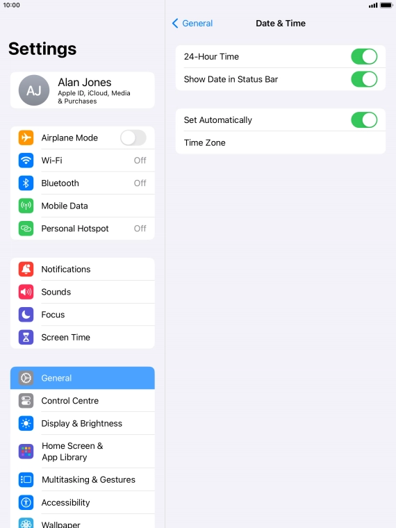 Press the Home key to return to the home screen.