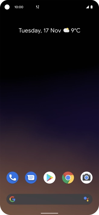 The divert icon shows that all incoming calls are diverted.