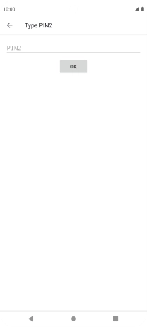 Press PIN2.