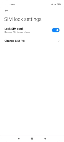 Press Change SIM PIN.