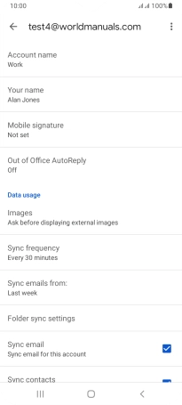 Press Account name and key in the required name.