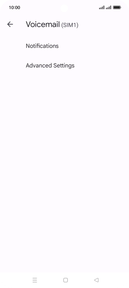 Press Advanced Settings.