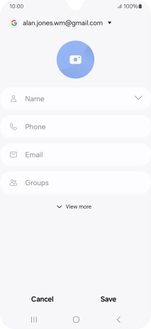 Press Name and key in the required name.