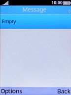 Press the Left selection key. Press the Left selection key.