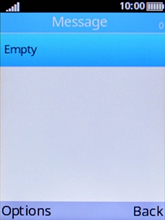 Press the Left selection key. Press the Left selection key.