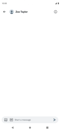 Press the text input field.